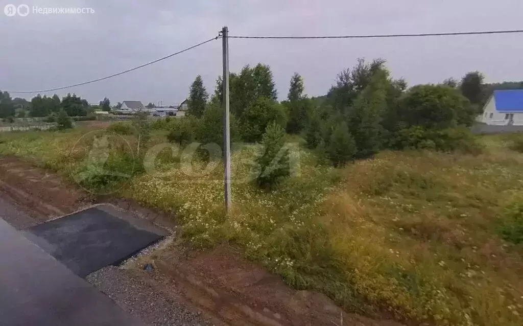 Участок в Тюменский муниципальный округ, деревня Нариманова (15 м) - Фото 1