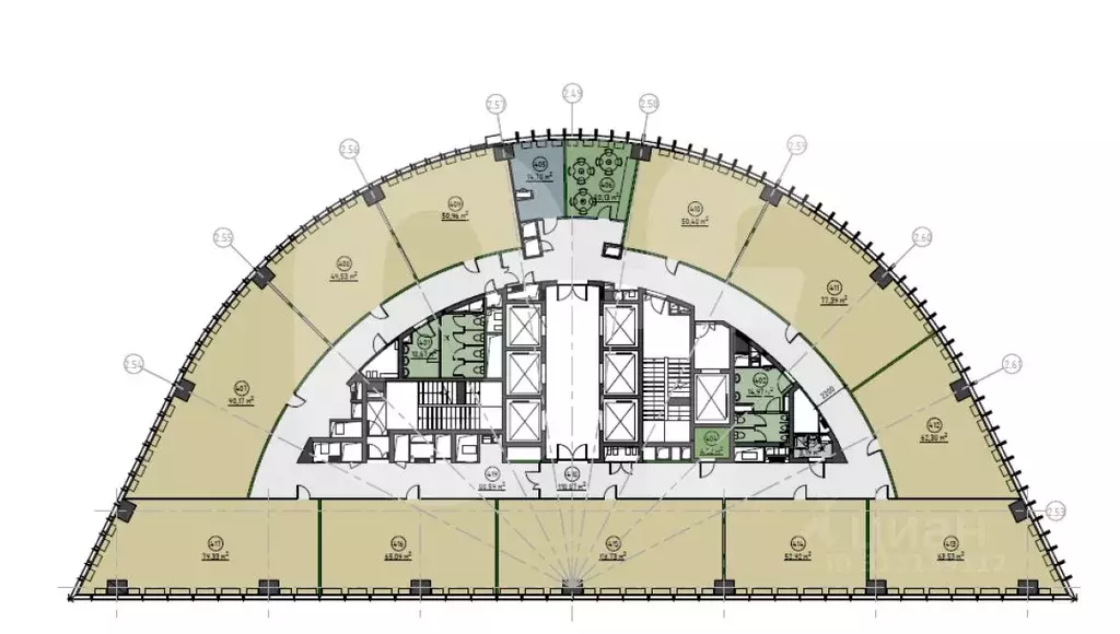 Офис в Москва ул. Вильгельма Пика, 16 (1240 м) - Фото 1