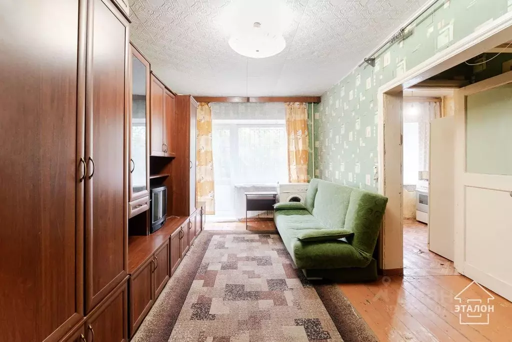 1-к кв. Омская область, Омск Городок Нефтяников мкр, ул. 22 Апреля, 9 ... - Фото 2