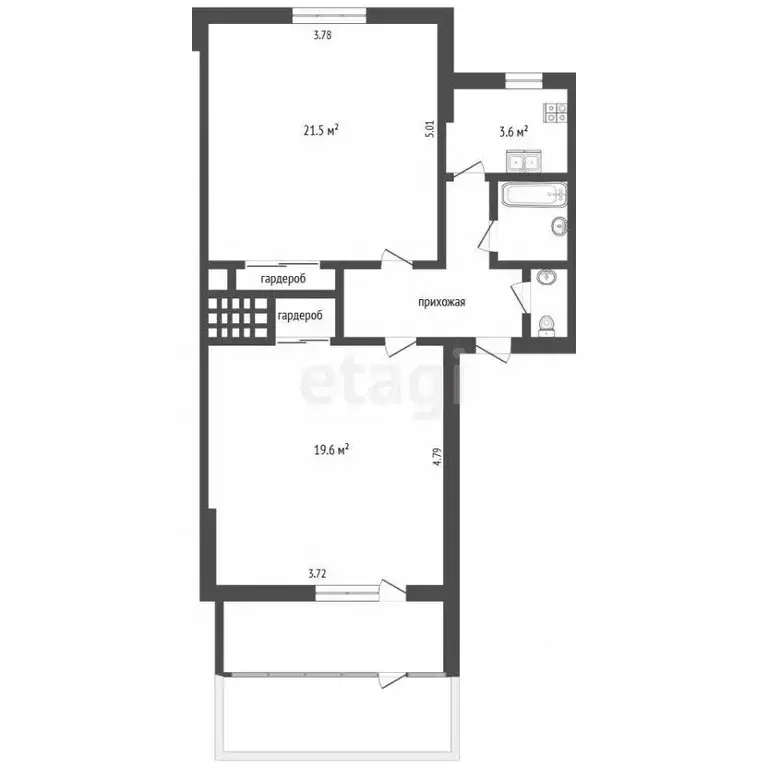 2-к кв. Москва ш. Энтузиастов, 20 (57.2 м) - Фото 2