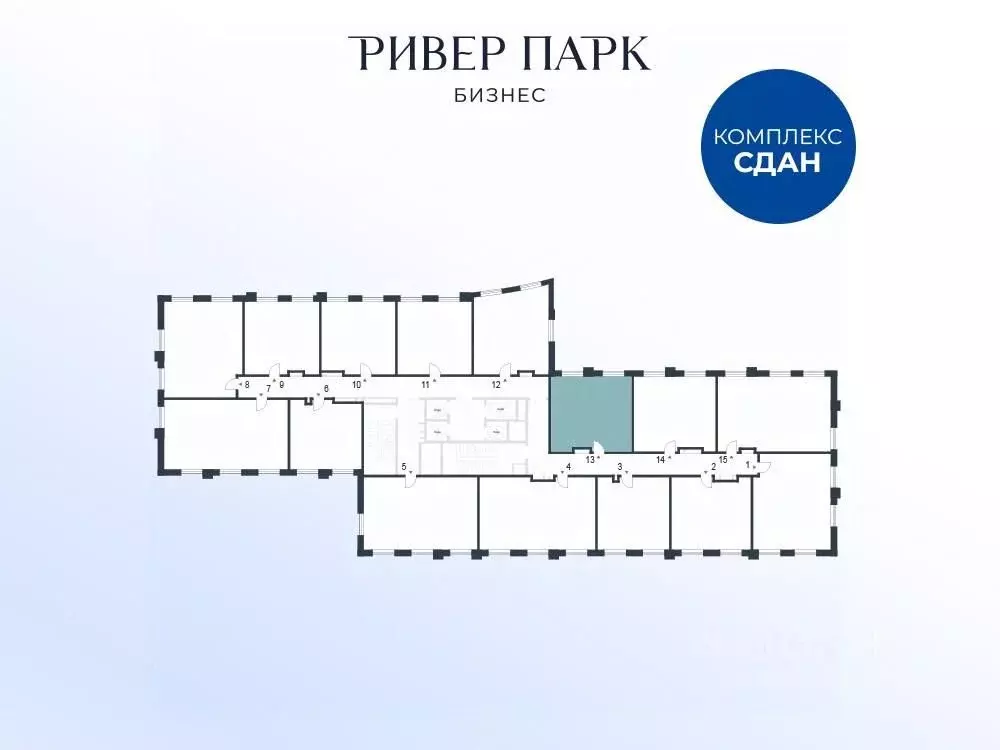 Офис в Москва ул. Корабельная, 7 (45 м) - Фото 2