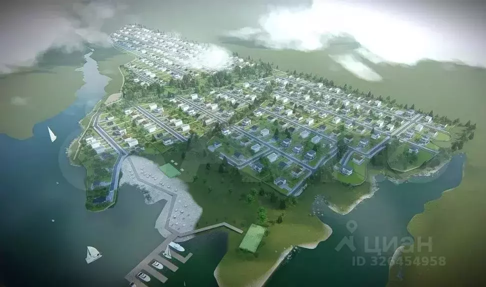 Участок в Татарстан, Пестречинский район, Ленино-Кокушкинское с/пос, ... - Фото 2