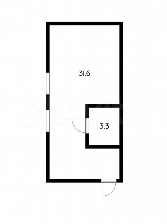 1-к. квартира, 35 м, 4/4 эт. - Фото 0