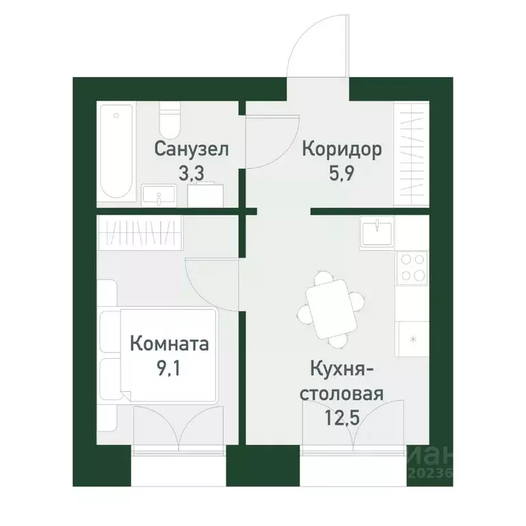 1-к кв. Свердловская область, Екатеринбург Твоя Привилегия жилой ... - Фото 0