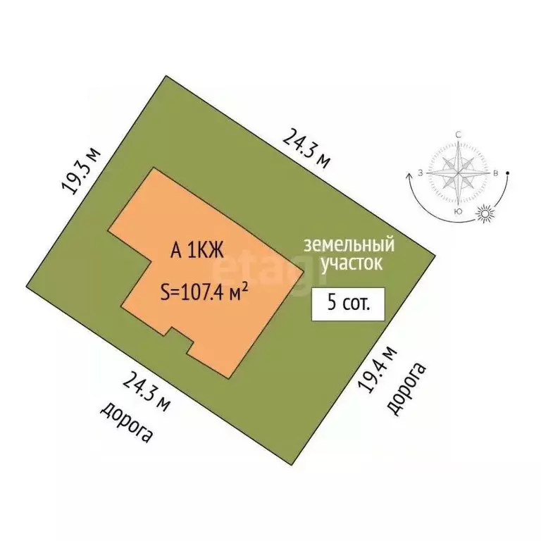 Дом в Тюменская область, Тюменский муниципальный округ, с. Кулаково ... - Фото 2