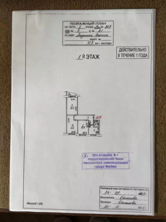 3-к кв. Москва ул. Академика Волгина, 31К3 (64.5 м) - Фото 1