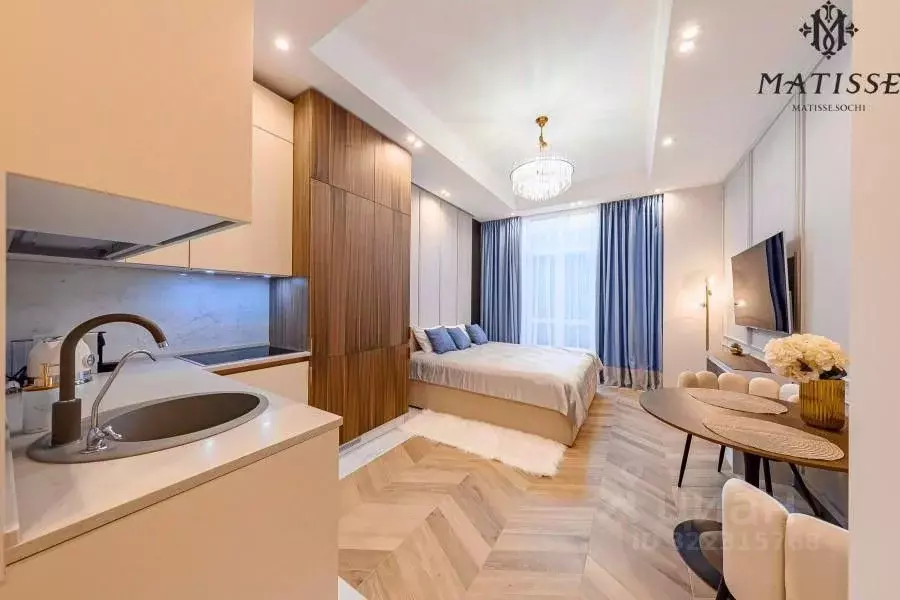 1-к кв. Краснодарский край, Сочи Центральный мкр, пер. Морской, 1 ... - Фото 1