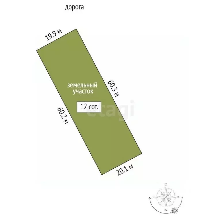 Участок в Крым, Ленинский район, Мысовское с/пос, с. Семеновка ул. ... - Фото 1