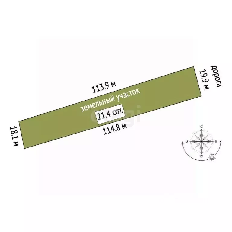 Участок в Ярославская область, Ярославль Садовая ул., 8 (21.4 сот.) - Фото 2