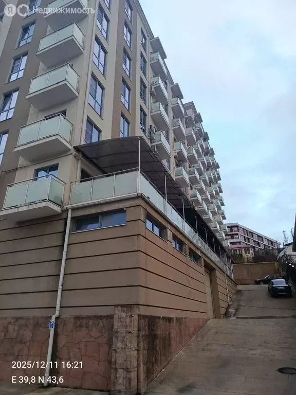 Квартира-студия: Сочи, микрорайон Бытха, улица Бытха, 48/4 (20.1 м) - Фото 2