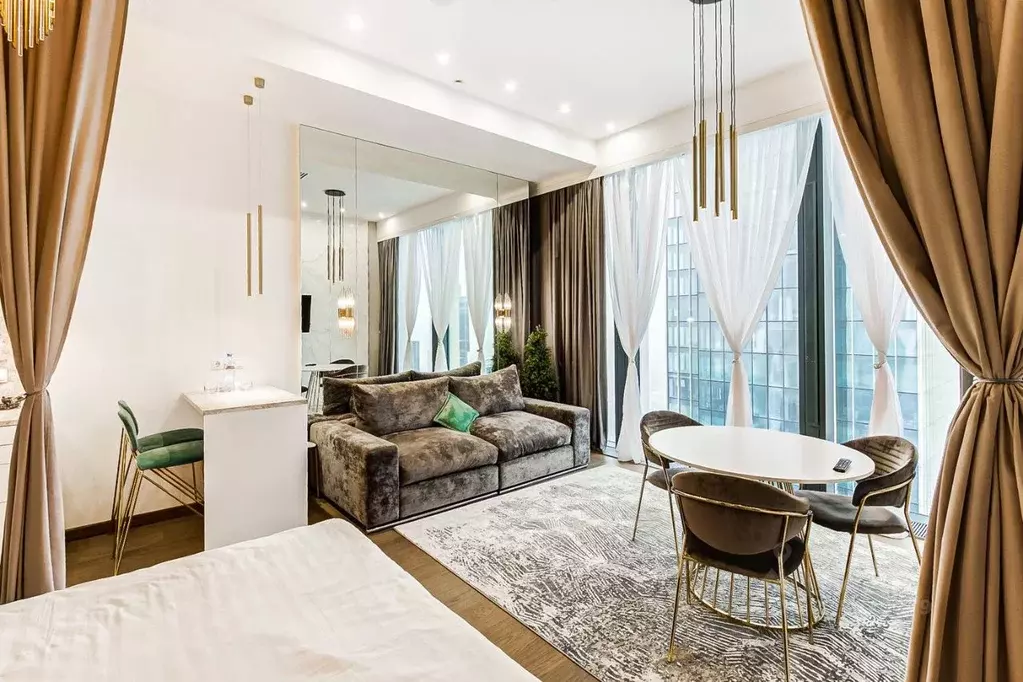 1-к кв. Москва 1-й Красногвардейский проезд, 22с1 (41.0 м) - Фото 2