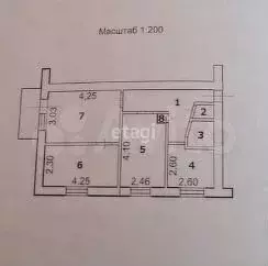 3-к. квартира, 49,9 м, 5/5 эт. - Фото 0