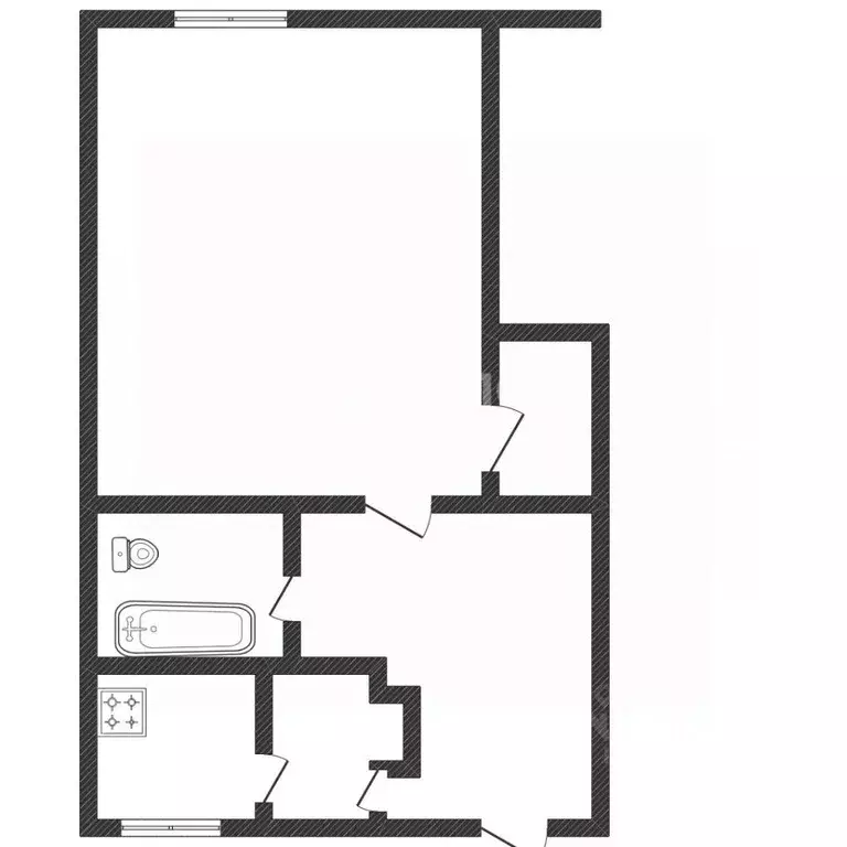 1-к кв. Липецкая область, Липецк Заречье мкр, ул. Сергея Тюленина, 3 ... - Фото 2