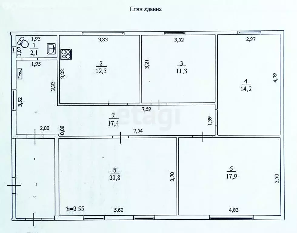 Дом в Ясашная Ташла, Заводская улица (107 м) - Фото 1