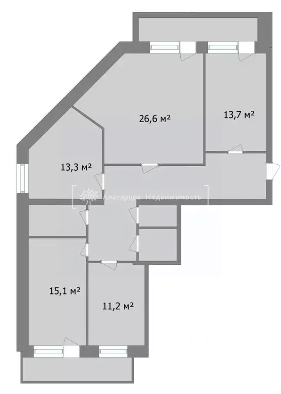 4-к кв. Томская область, Томск Тверская ул., 81 (108.3 м) - Фото 1