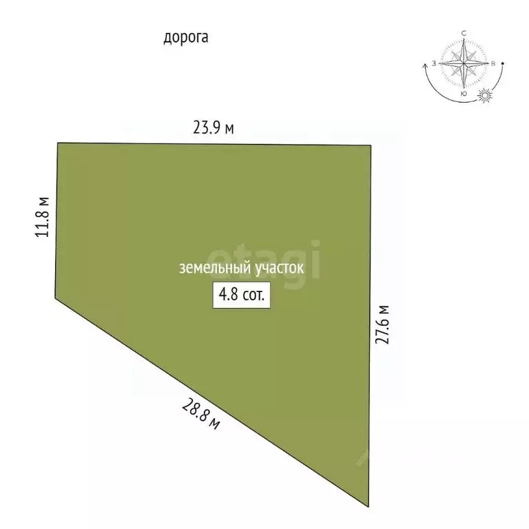 Участок в Ростовская область, Азов Азовский район, Соловьиный пер. ... - Фото 1