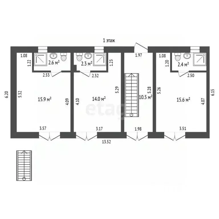 Дом в Крым, Феодосия ул. Федько (320 м) - Фото 2