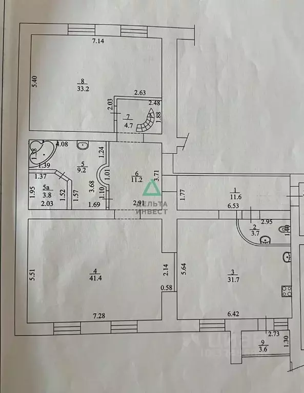 4-к кв. Башкортостан, Уфа ул. Гафури, 54 (150.5 м) - Фото 2
