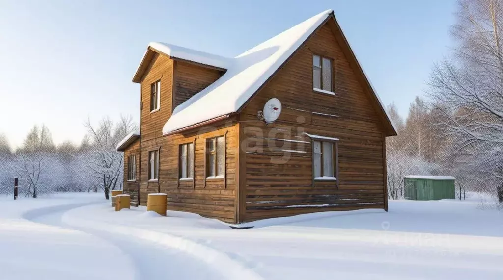 Дом в Новгородская область, Чудовский район, Грузинское с/пос, д. ... - Фото 1