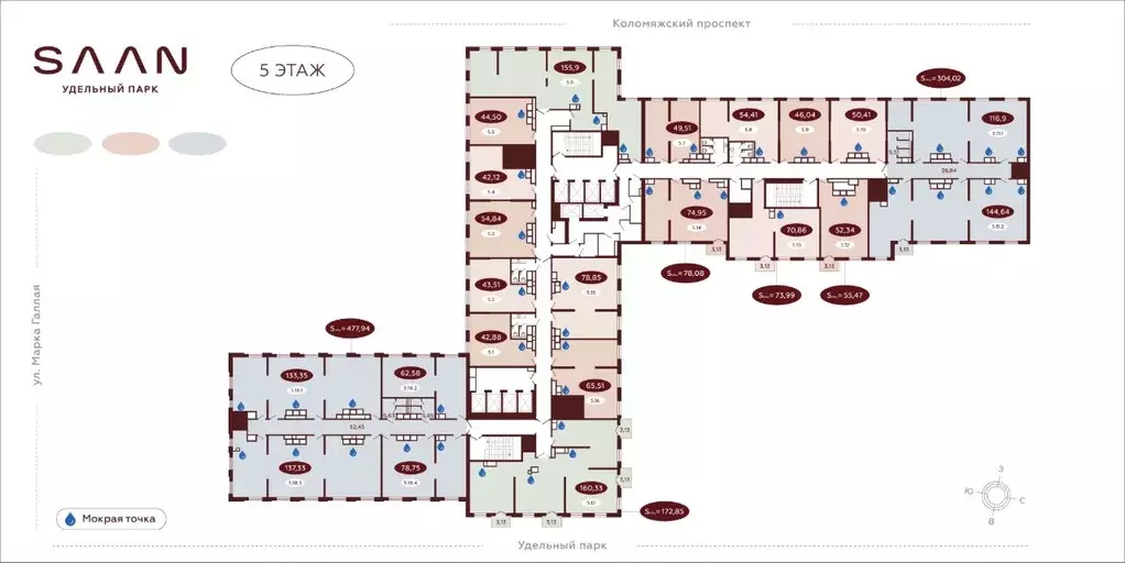 Офис в Санкт-Петербург Коломяжский просп., 19А (50 м) - Фото 2