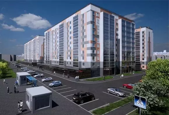 2-к. квартира, 59 м, 8/10 эт. - Фото 1