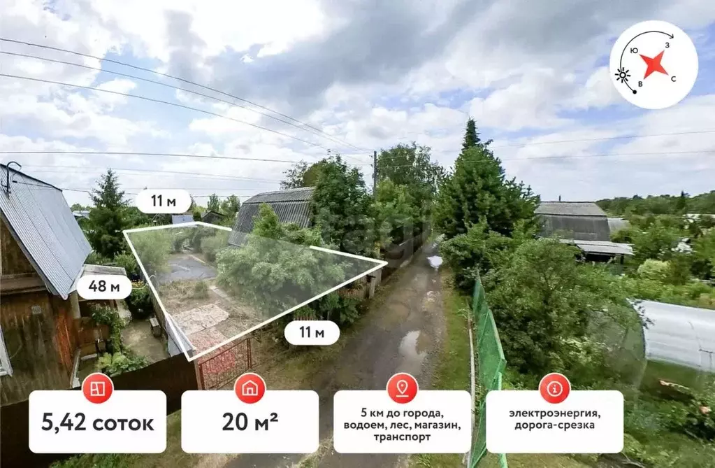 дом в тюменская область, ялуторовский район, д. озерная (24 м) - Фото 0