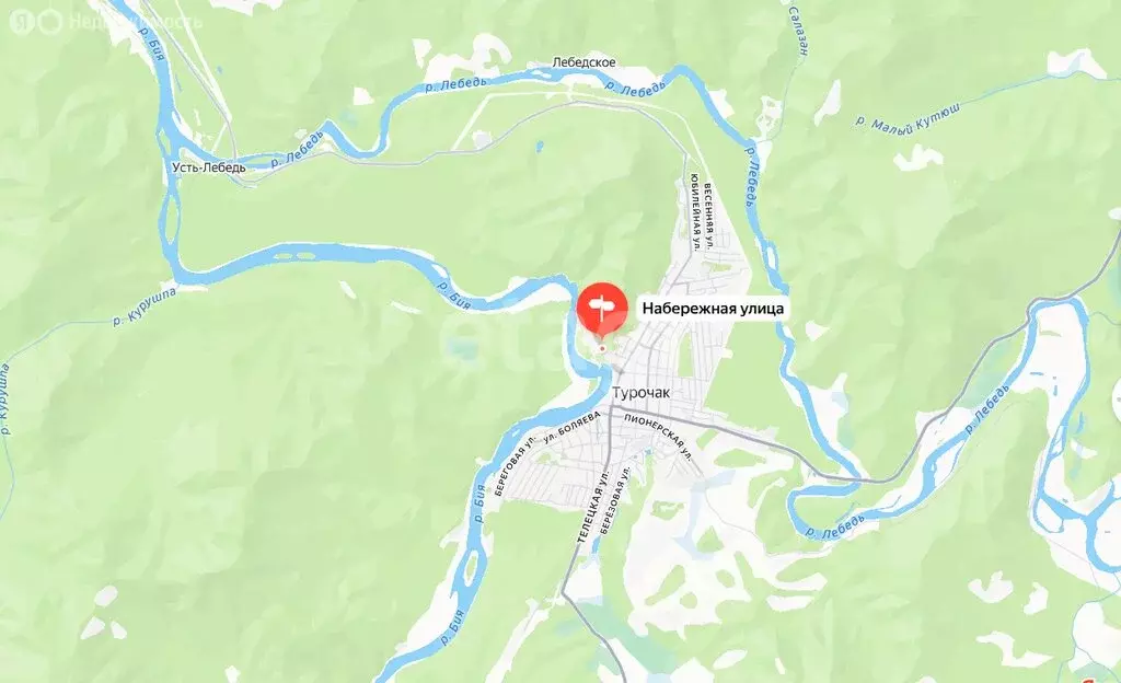 Участок в село Турочак, Набережная улица (12 м) - Фото 2