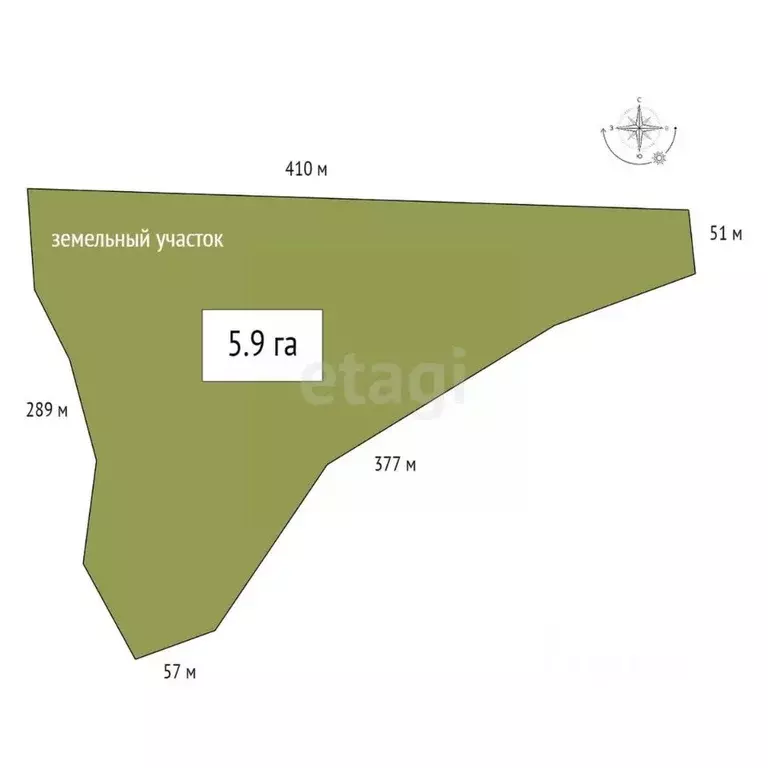 Участок в Алтай, Кош-Агачский район, с. Чаган-Узун  (590.6 сот.) - Фото 2