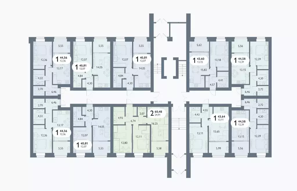 1-к кв. Брянская область, Брянский район, пос. Мичуринский, ... - Фото 2