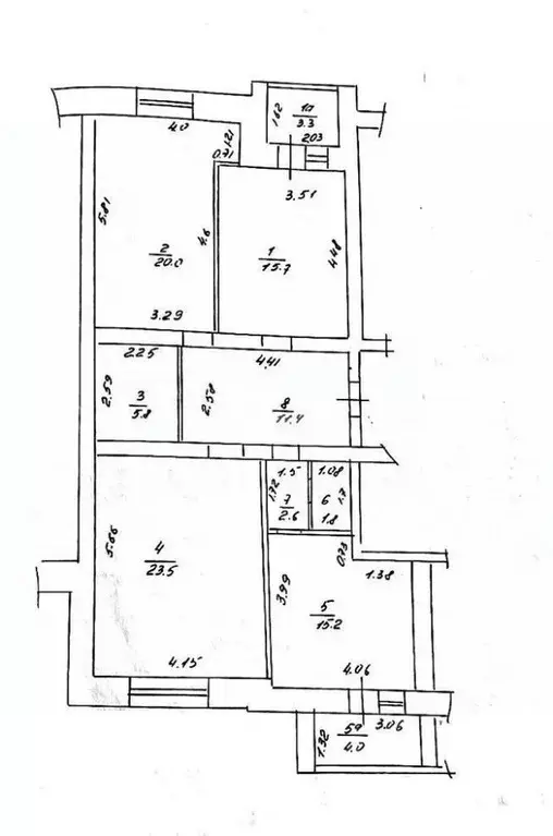 3-к кв. Татарстан, Казань ул. Юлиуса Фучика, 12А (96.0 м) - Фото 1