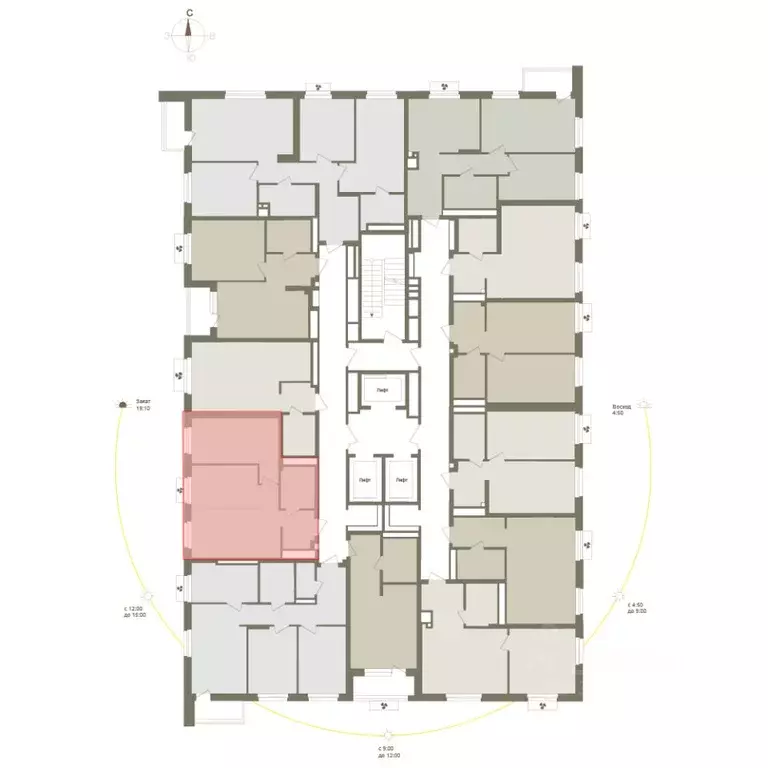 1-к кв. Башкортостан, Уфа Родина Парк жилой комплекс (48.4 м) - Фото 2