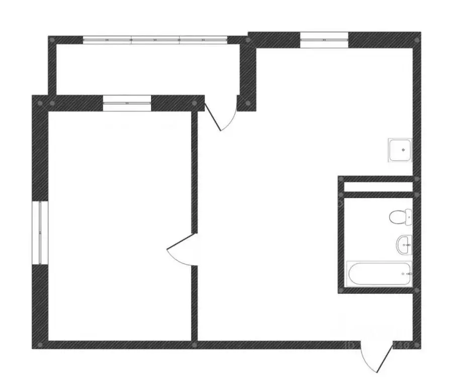 1-к кв. Тюменская область, Тюмень Депутатская ул., 110 (59.0 м) - Фото 2