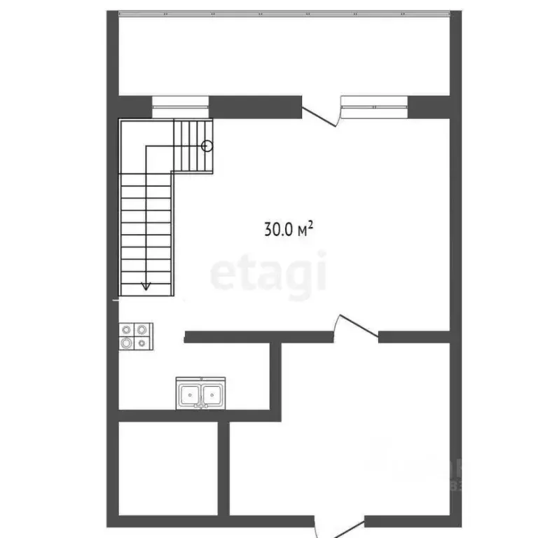2-к кв. Крым, Ялта муниципальный округ, Массандра пгт ул. Винодела ... - Фото 2