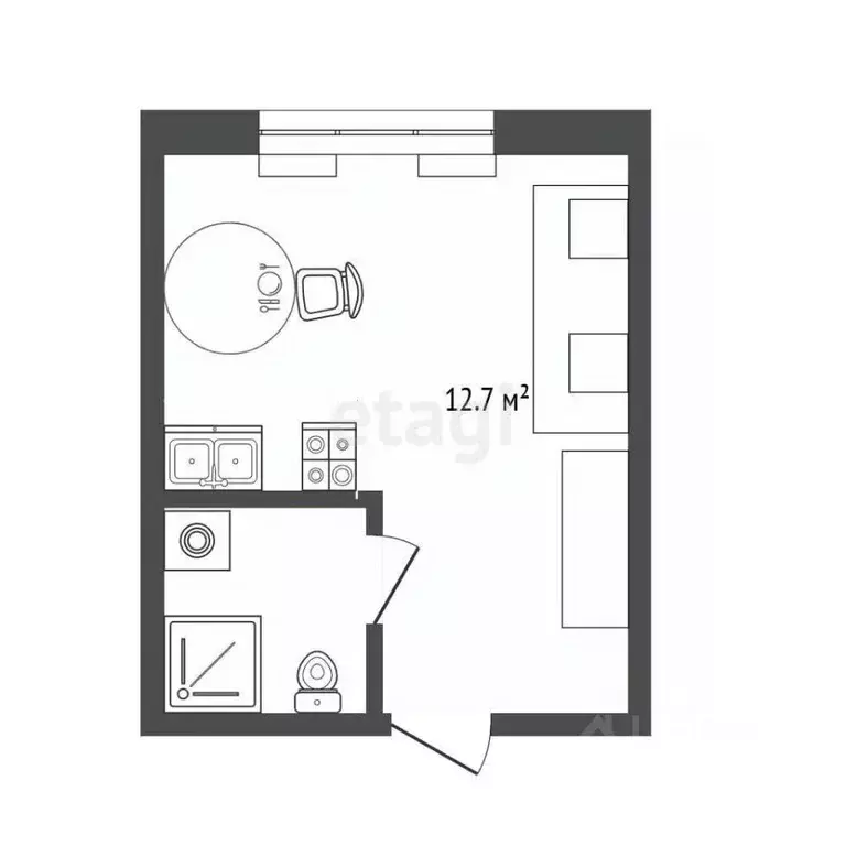 Студия Вологодская область, Вологда ул. Пугачева, 73В (12.7 м) - Фото 2