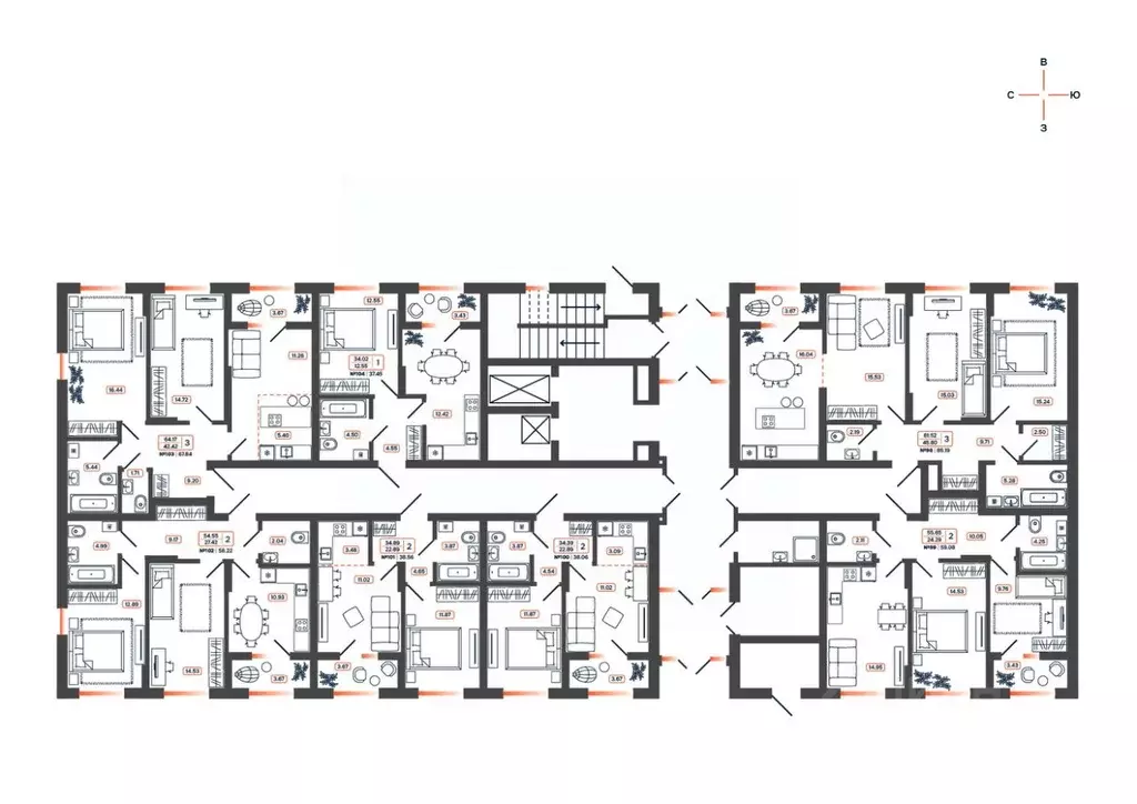 3-к кв. Ростовская область, Батайск ул. Дружная, 10 (85.19 м) - Фото 2