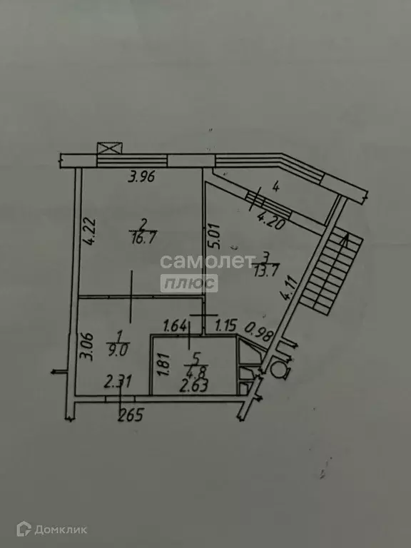 Продаётся 1-к квартира, 46 м - Фото 0