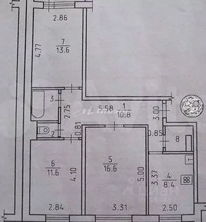 3-к кв. Крым, Саки ул. Строительная, 21 (70.0 м) - Фото 1