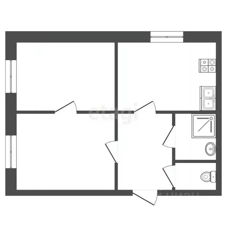 Комната Ростовская область, Ростов-на-Дону, Нахичевань ул. 6-я Линия, ... - Фото 1