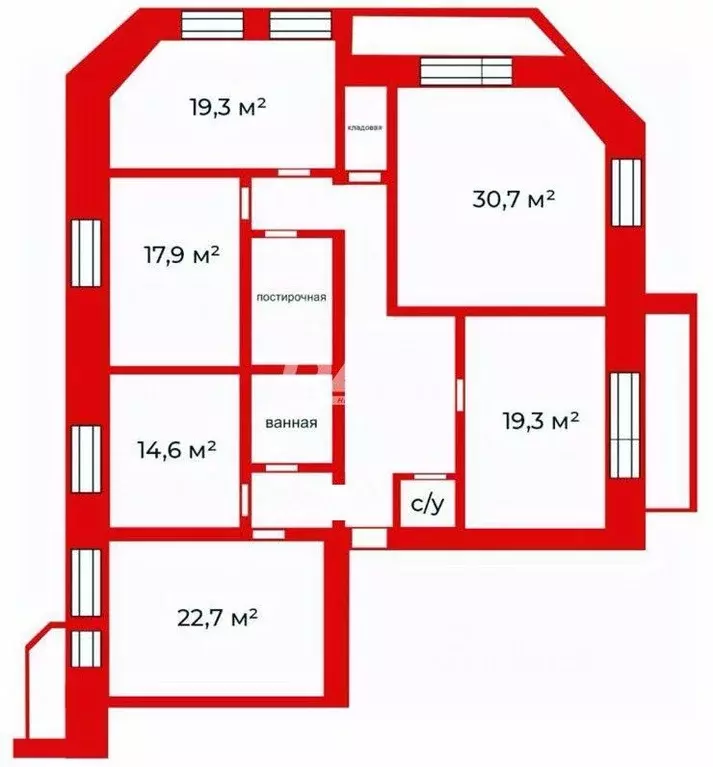 4-к кв. Челябинская область, Челябинск ул. Энгельса, 44В (169.0 м) - Фото 2