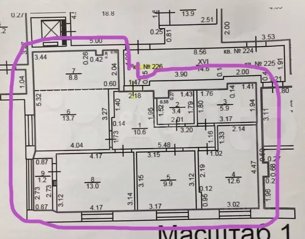 4-к кв. Башкортостан, Уфа ул. Чернышевского, 24 (79.1 м) - Фото 2