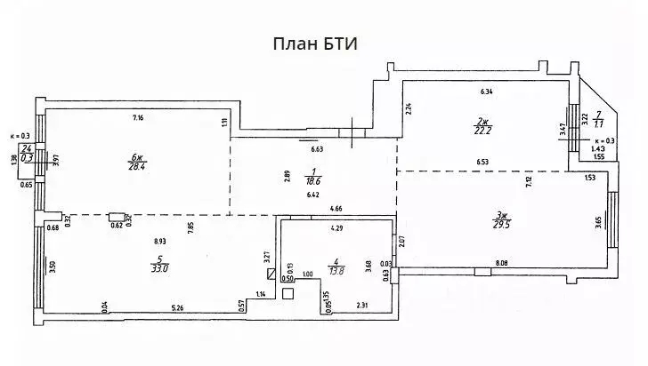 3-к кв. Калининградская область, Калининград Красная ул., 63А (149.6 ... - Фото 2