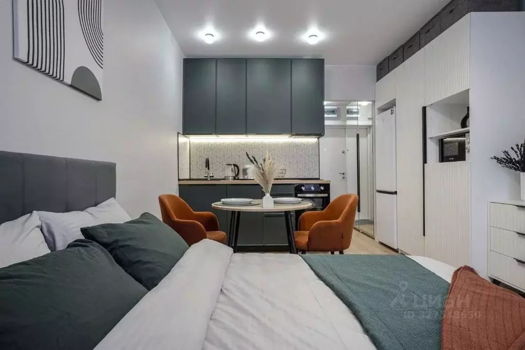 Студия Москва ул. Большое Понизовье, 8 (20.0 м) - Фото 1