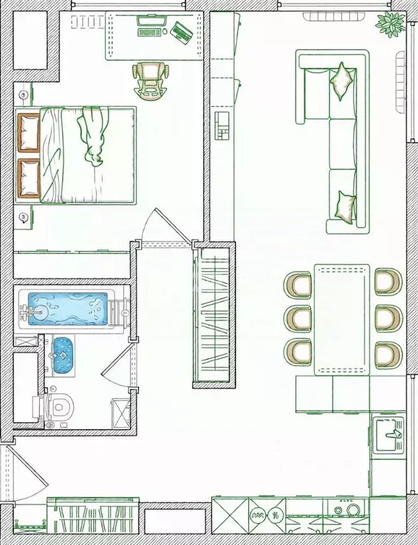 2-к кв. Москва ул. Инженера Кнорре, 7к4 (51.0 м) - Фото 2