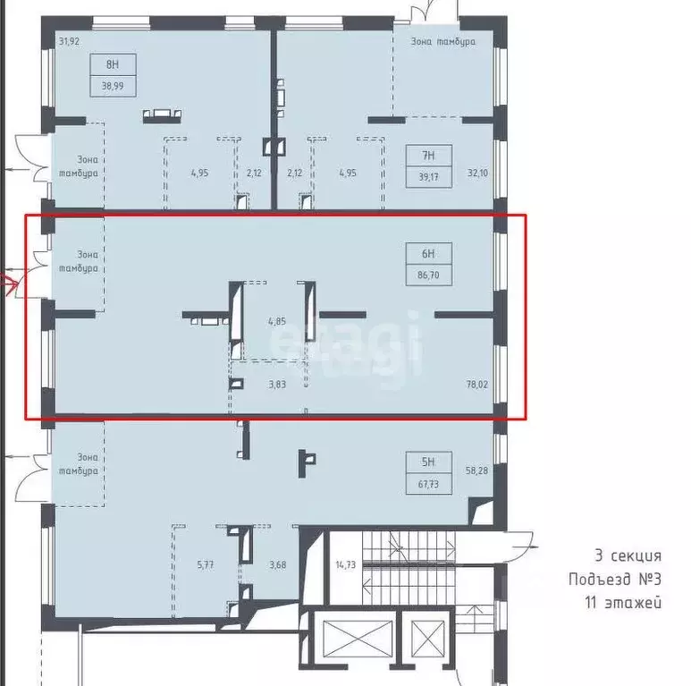 Помещение свободного назначения в Москва ул. Красовского, 2к3 (87 м) - Фото 1