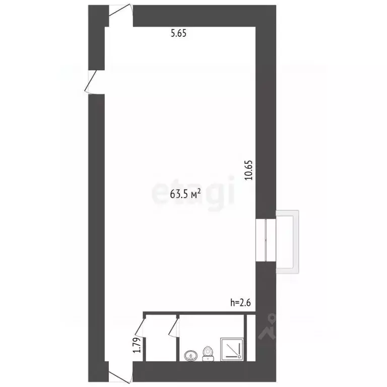 Помещение свободного назначения в Москва Молодежная ул., 4 (54 м) - Фото 1