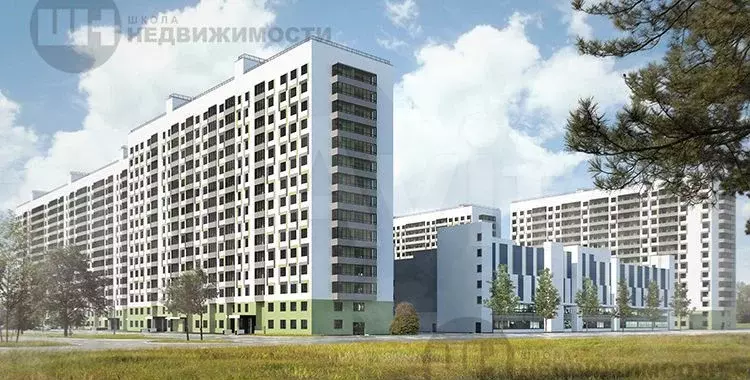 1-к. квартира, 33,1 м, 5/21 эт. - Фото 1