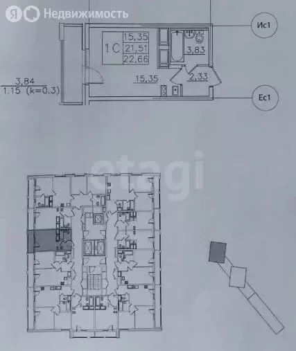 Квартира-студия: Санкт-Петербург, Муринская дорога, 69 (21.51 м) - Фото 2
