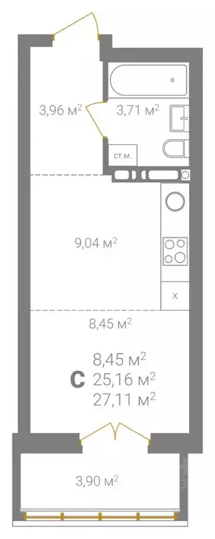 Студия Нижегородская область, Нижний Новгород Ветеринарная ул. (27.11 ... - Фото 2
