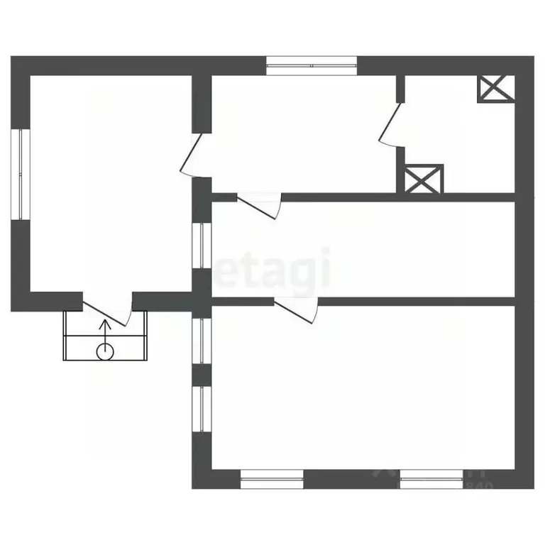 Дом в Саратовская область, Балашовский район, Родничковское ... - Фото 2