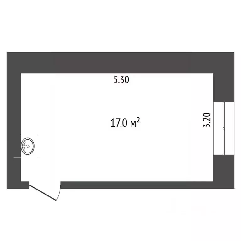 Студия Тюменская область, Тюмень Ставропольская ул., 19 (17.0 м) - Фото 2